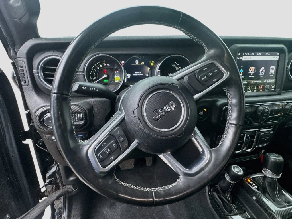 Used 2022 Black Jeep Unlimited Sahara 4xe image 12