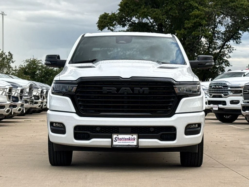 New 2026 Bright White Clear-Coat Exterior Paint RAM Laramie image 2