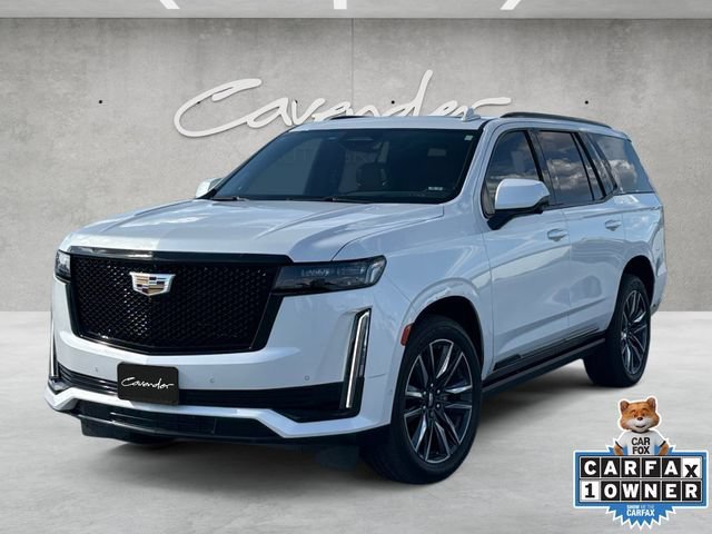 Used 2022 CRYSTAL WHITE TRICOAT Cadillac Sport image 1