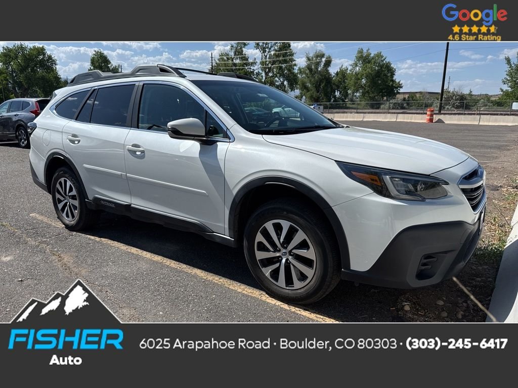 Used 2021 Crystal White Pearl Subaru Premium image 1
