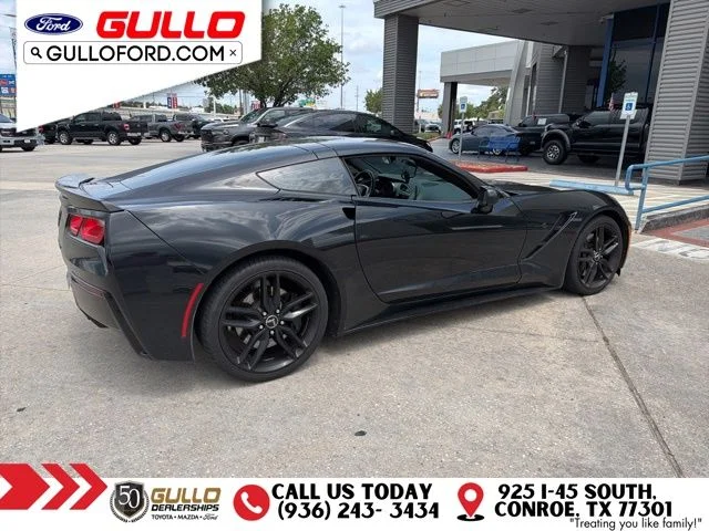 Used 2015 Black Chevrolet Stingray Z51 image 4