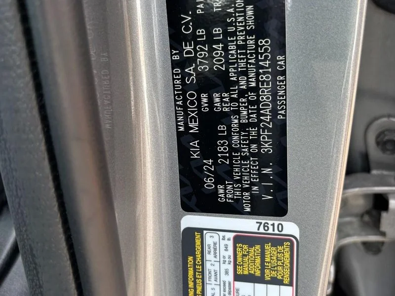 Used 2024 Steel Gray Kia LXS image 16