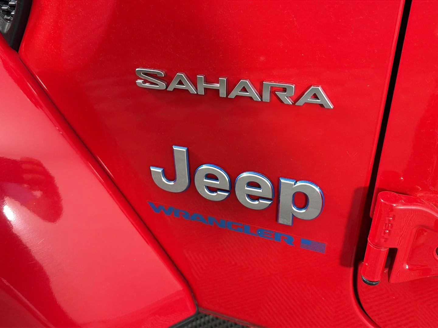 Used 2024 Firecracker Red Clearcoat Jeep Sahara image 11