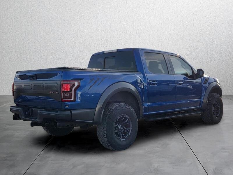 Used 2018 Lightning Blue FORD RAPTOR 4WD SUPERCREW 5.5