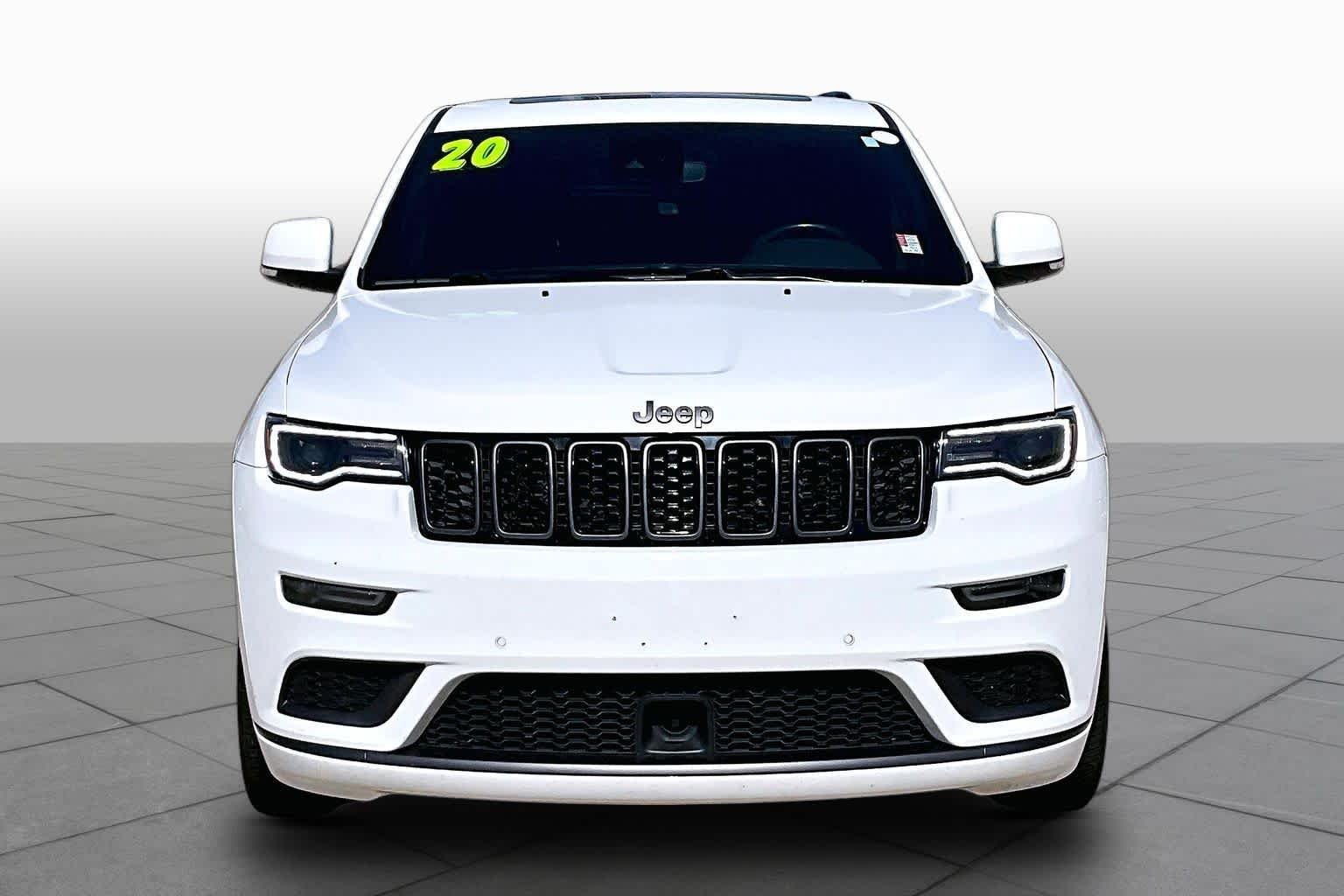 Used 2020 Bright White Clearcoat Jeep High Altitude image 4