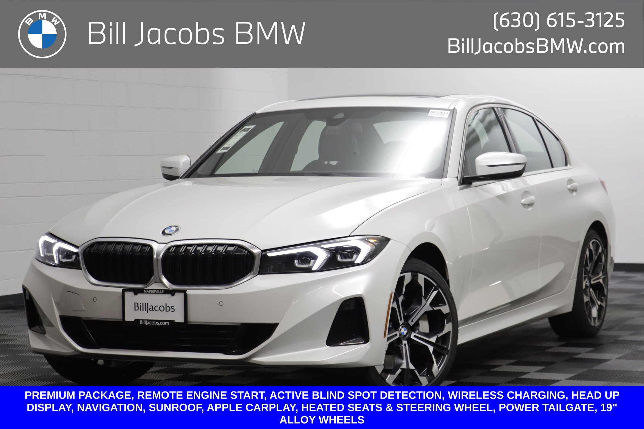 Certified Used 2026 Mineral White Metallic BMW 330i xDrive image 1