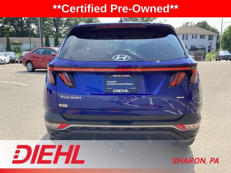 Certified Used 2023 Blue Hyundai SEL image 6