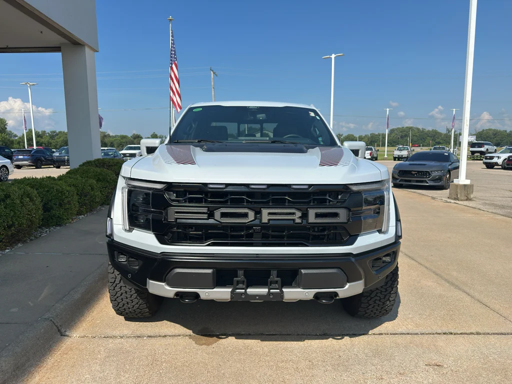 Used 2025 Space White Metallic Ford Raptor image 14