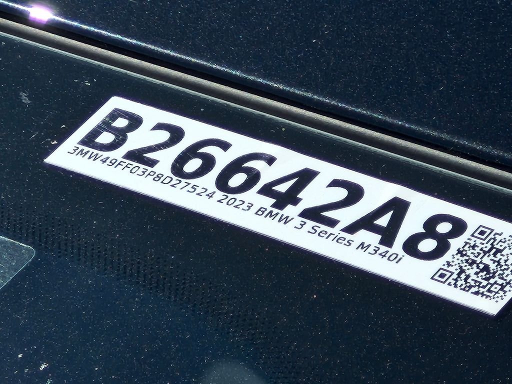 Used 2023 Black BMW M340i xDrive image 34