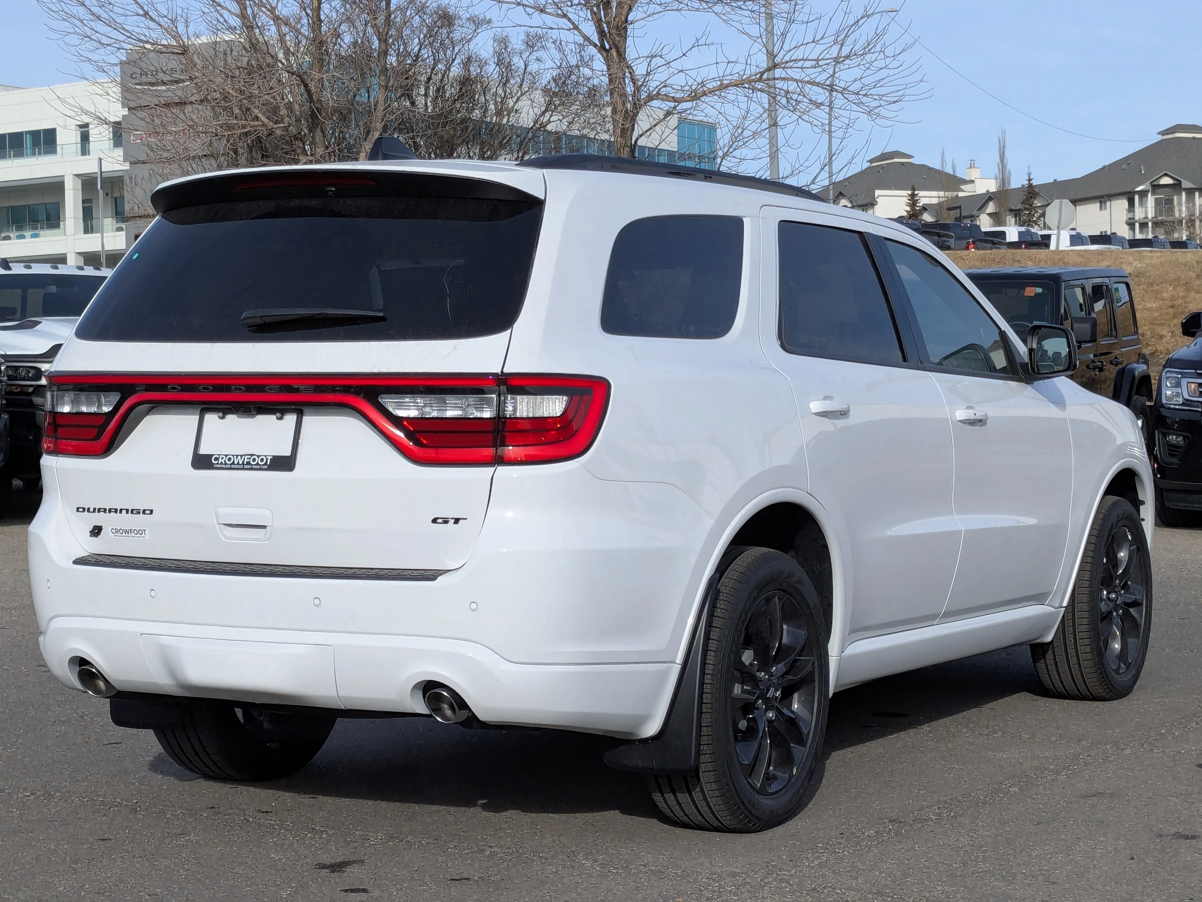 New 2026 White Dodge GT Plus - - GT Plus Pkg (2BH) - 2nd Row Captain Chairs - Ebony Red Leather?Faced Seats - 10.1 Nav & image 8