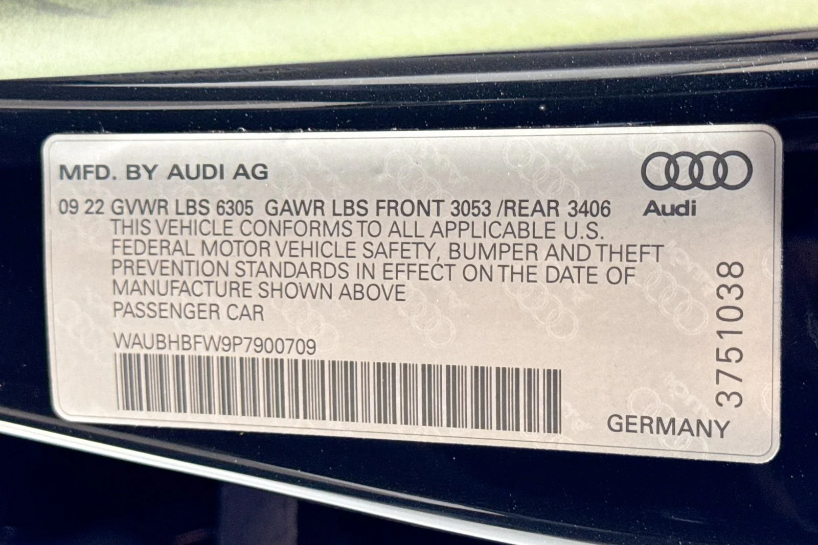 Used 2023 Black Audi  image 29
