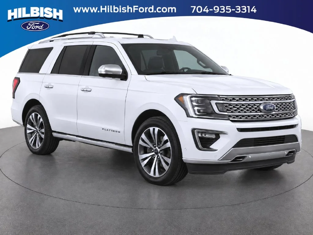 Used 2021 White Ford Platinum image 1