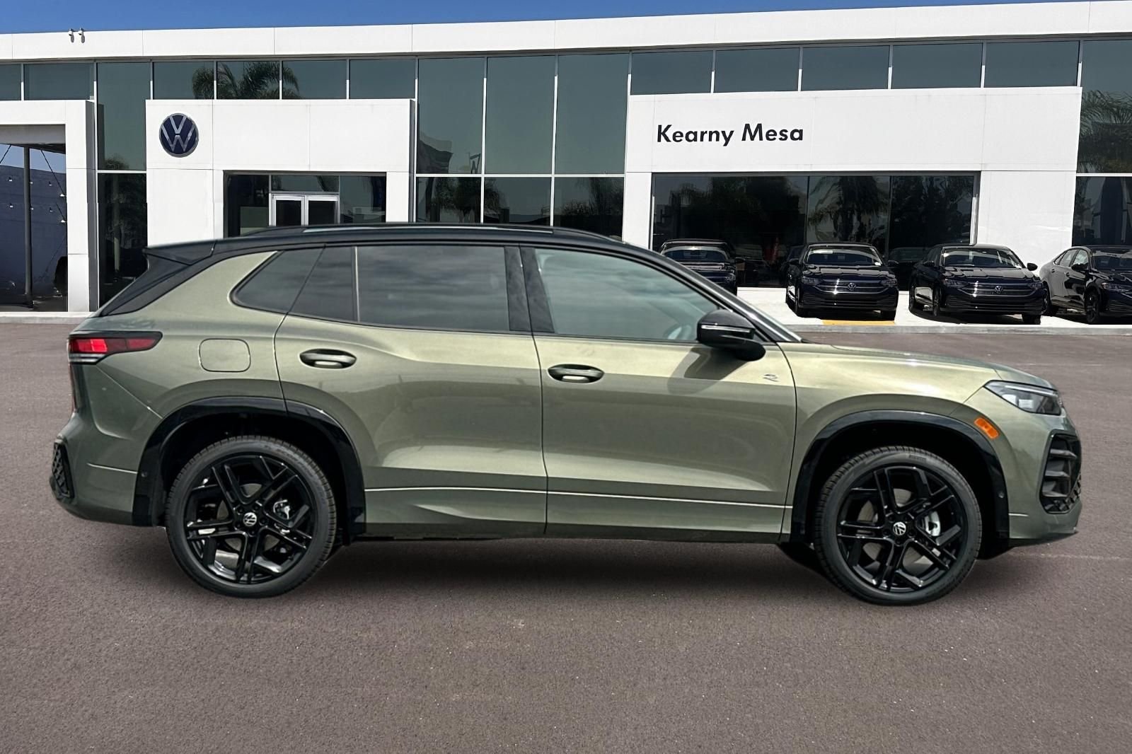 New 2026 Avocado Green w/Deep Black Roof Volkswagen 2.0T SE R-Line Black image 3