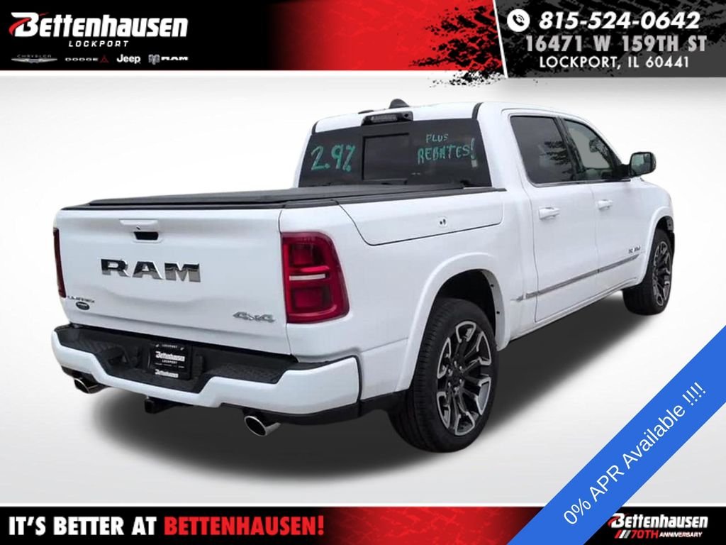 New 2026 Bright White Clearcoat RAM Limited image 4