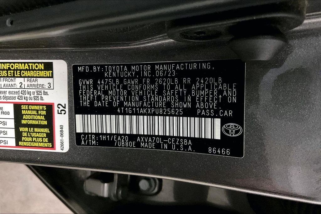 Used 2023 Gray Toyota SE image 39