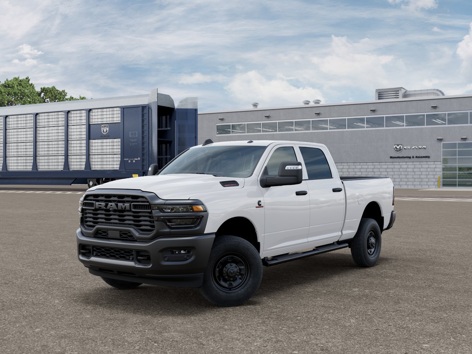 New 2026 Bright White Clear-Coat Exterior Paint RAM TRADESMAN image 1