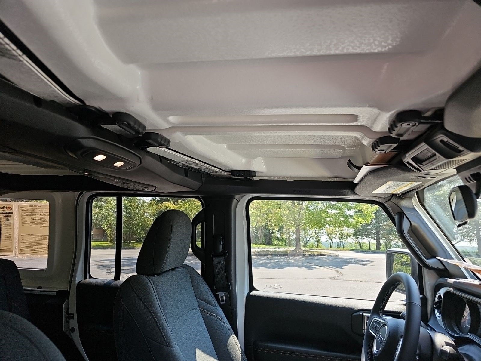 Certified Used 2025 Bright White Clearcoat Jeep Sahara image 11