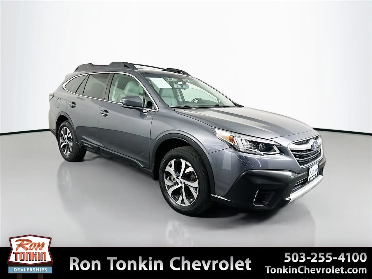 Used 2022 Magnetite Gray Metallic Subaru Limited image 1