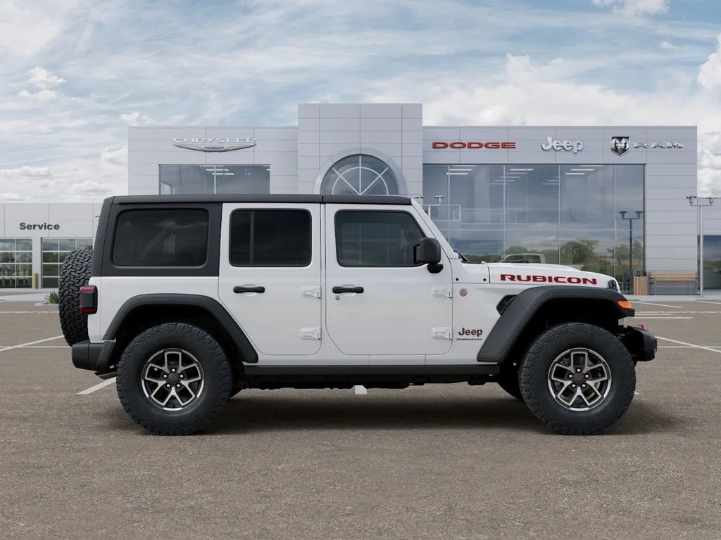 New 2026 Bright White Clear-Coat Exterior Paint Jeep Rubicon image 22