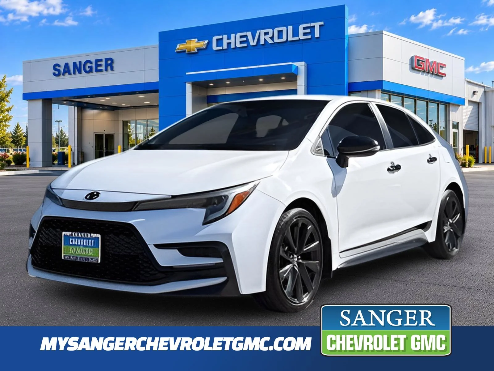 Used 2024 White Toyota SE image 1