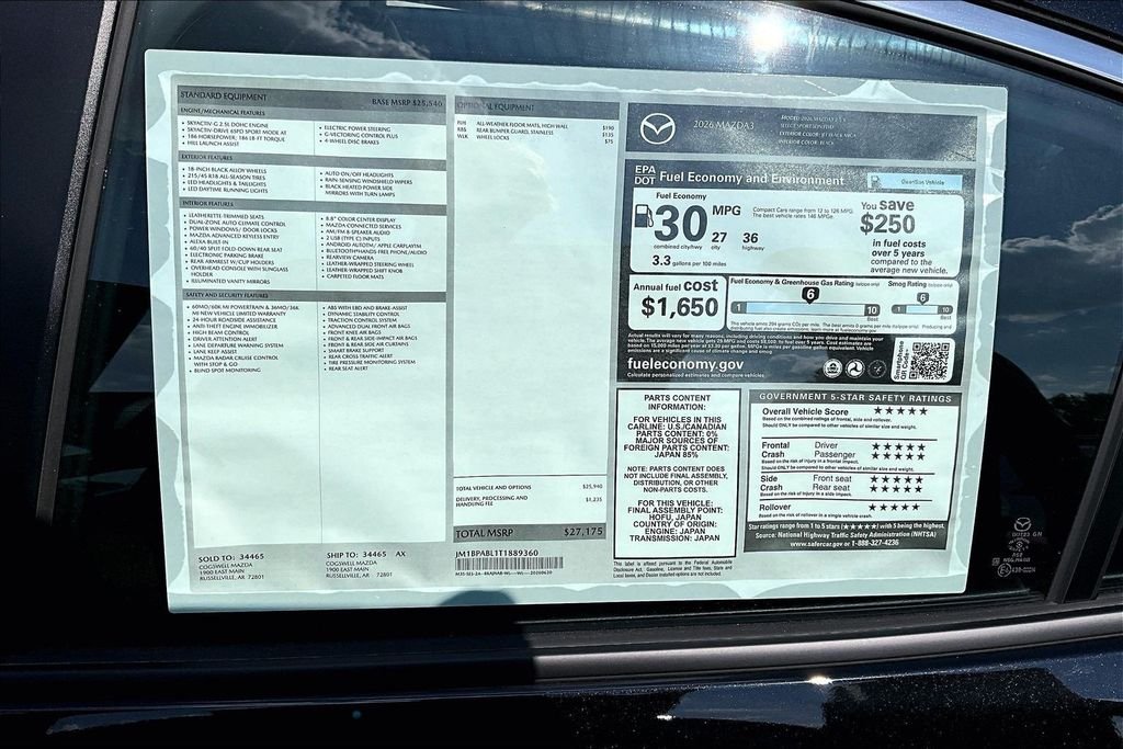 New 2026 Black Mazda 2.5 S Select Sport image 13
