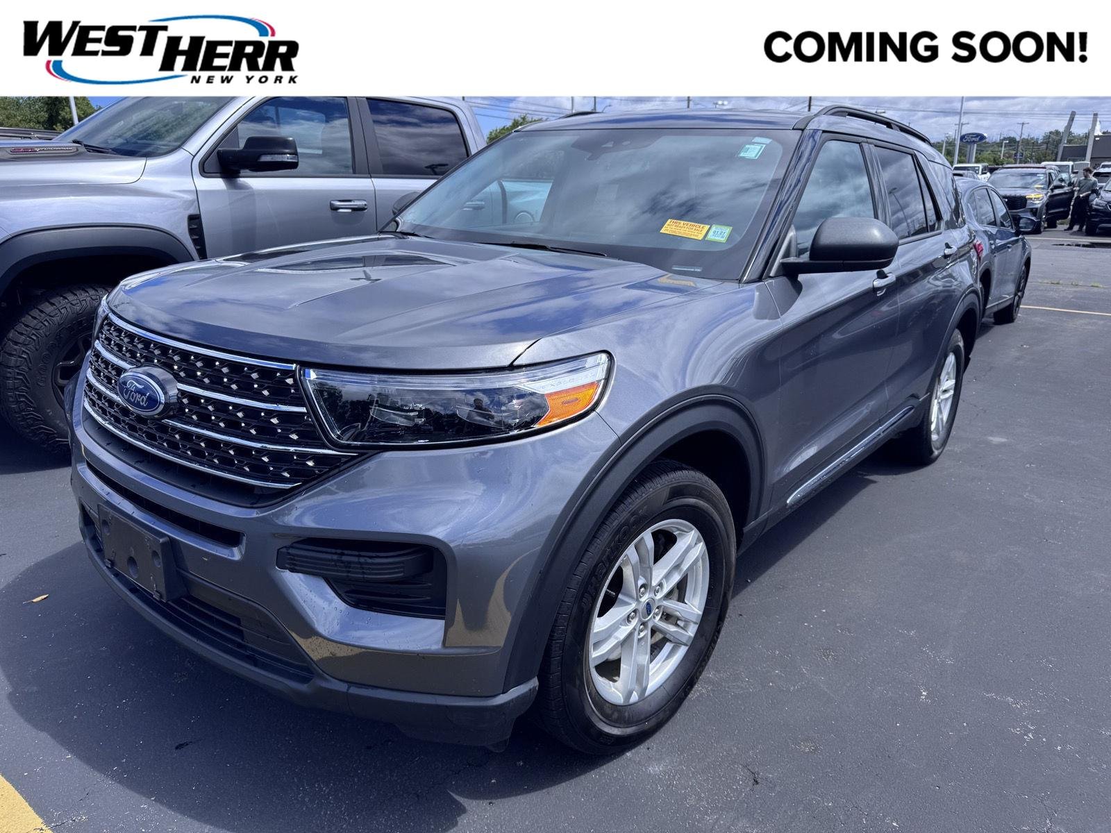 Used 2024 Carbonized Gray Ford XLT image 1