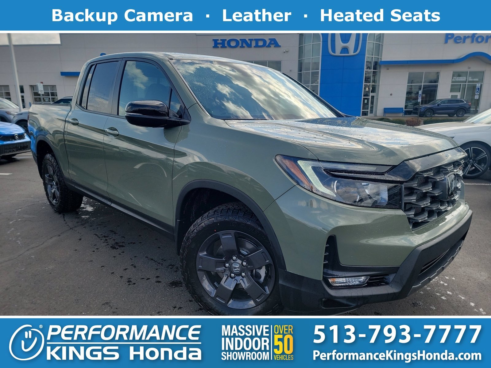 New 2026 Ash Green Metallic Honda TrailSport image 1