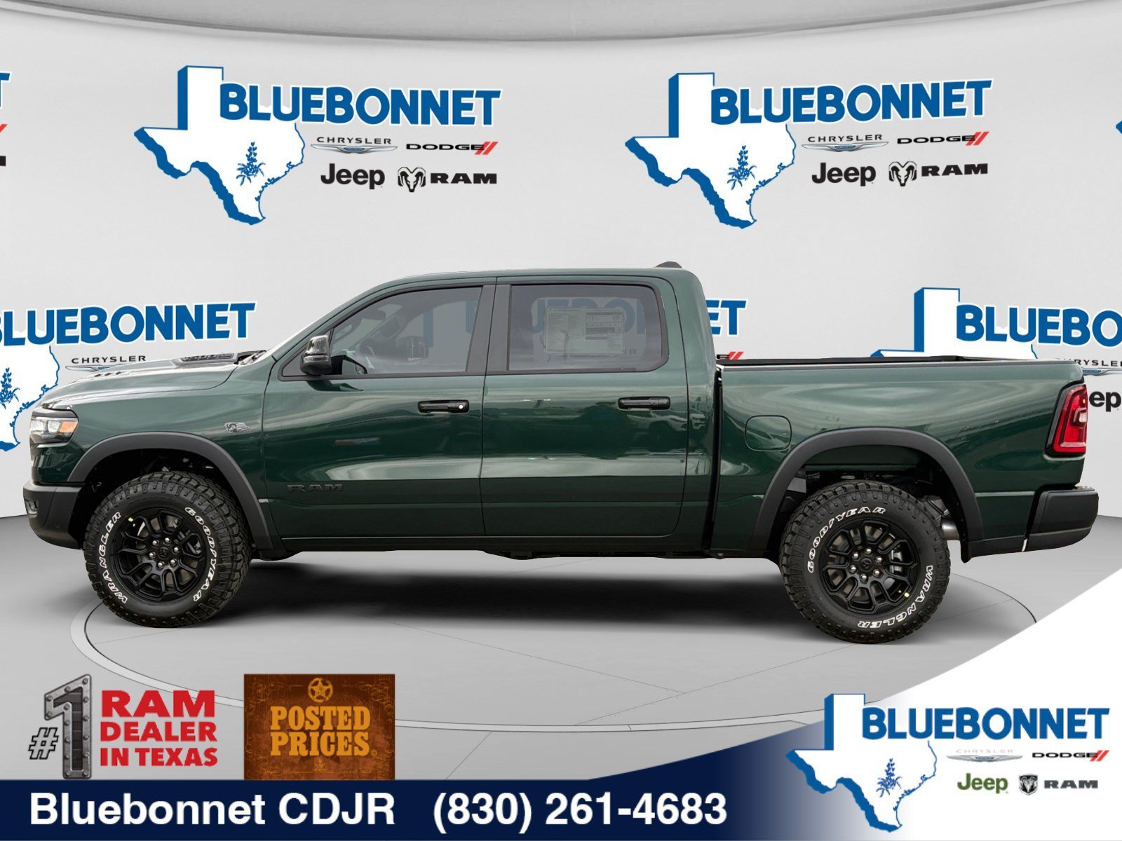 New 2027 Serrano-Green Metallic Exterior Paint RAM Rebel image 8