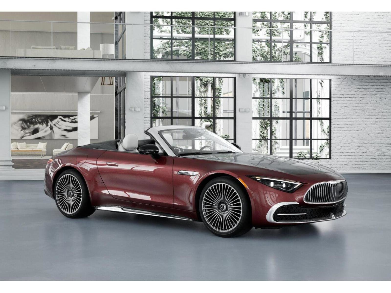 New 2026 MANUFAKTUR exclusive barolo red metallic Mercedes-Benz Maybach SL 680 Monogram Series image 12