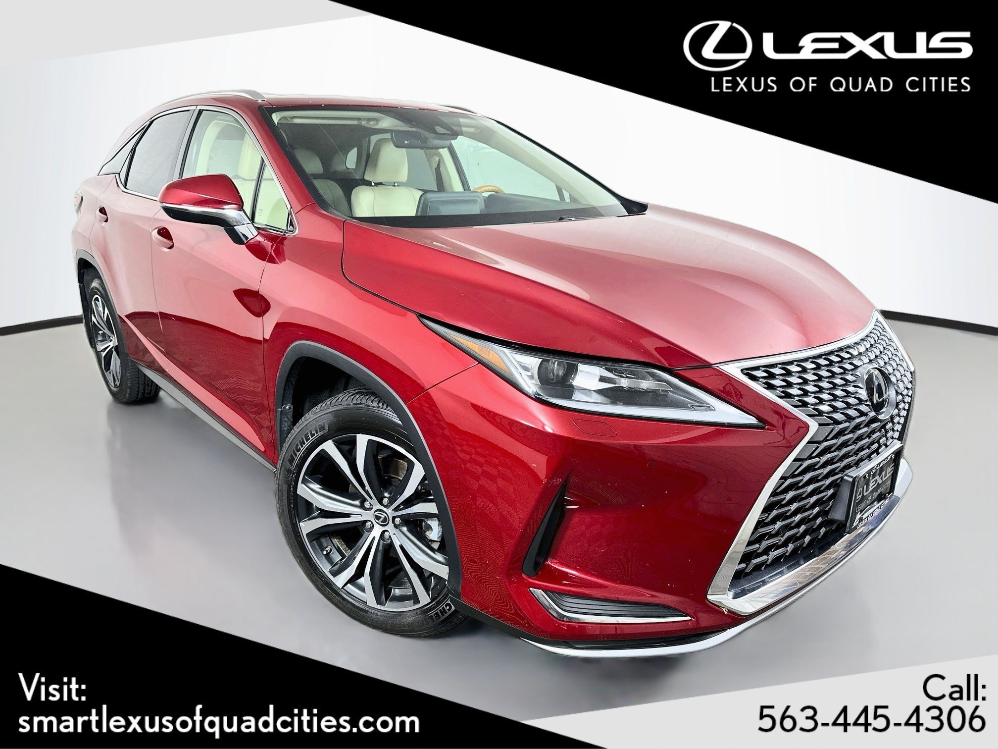 Certified Used 2022 MATADOR RED MICA Lexus 350 image 1