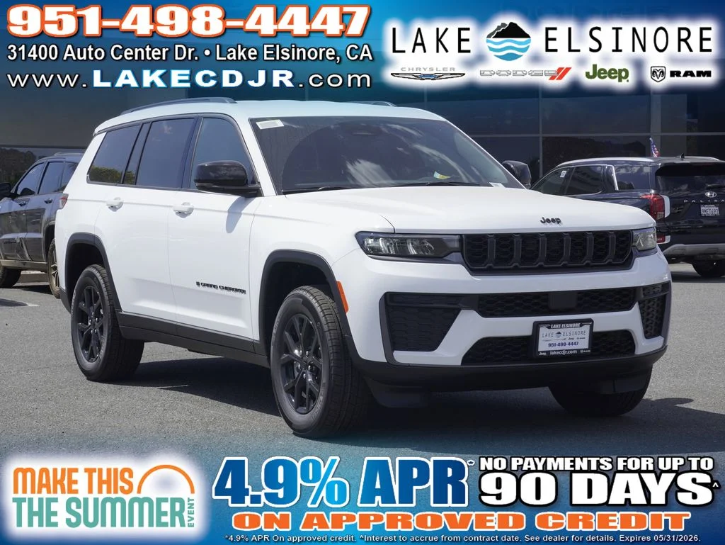 New 2026 Bright White Clear-Coat Exterior Paint Jeep Altitude image 1