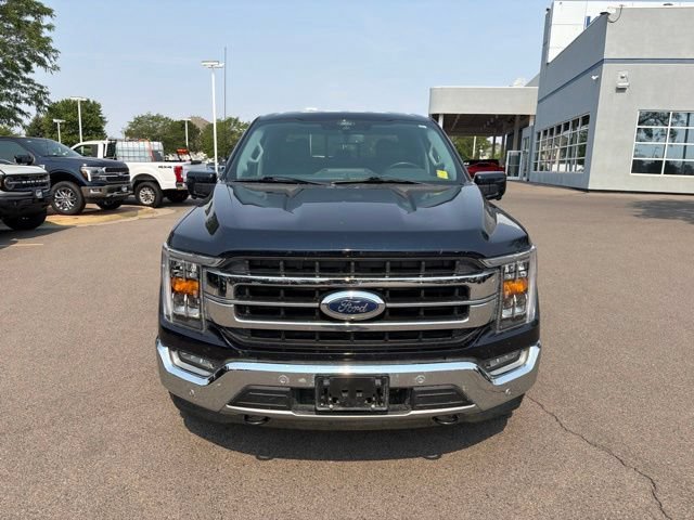 Used 2021 Blue Metallic Ford LARIAT image 2