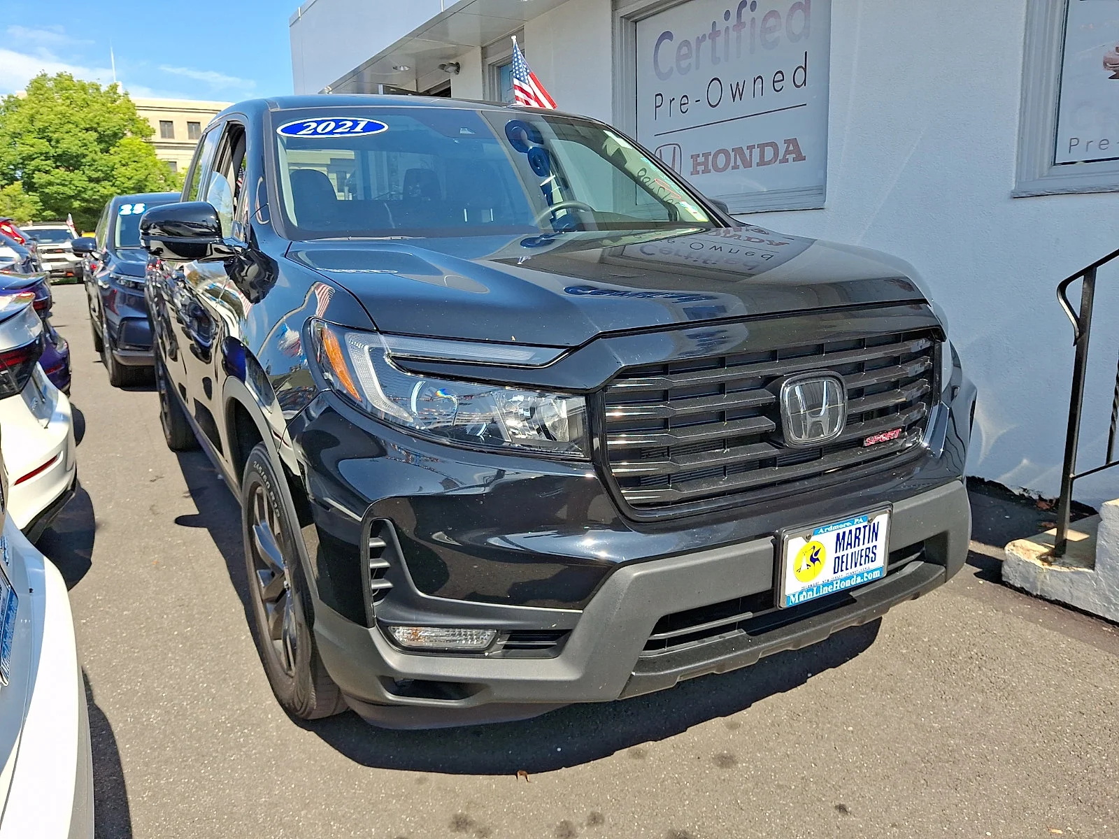 Used 2021 Crystal Black Pearl Honda Sport image 3
