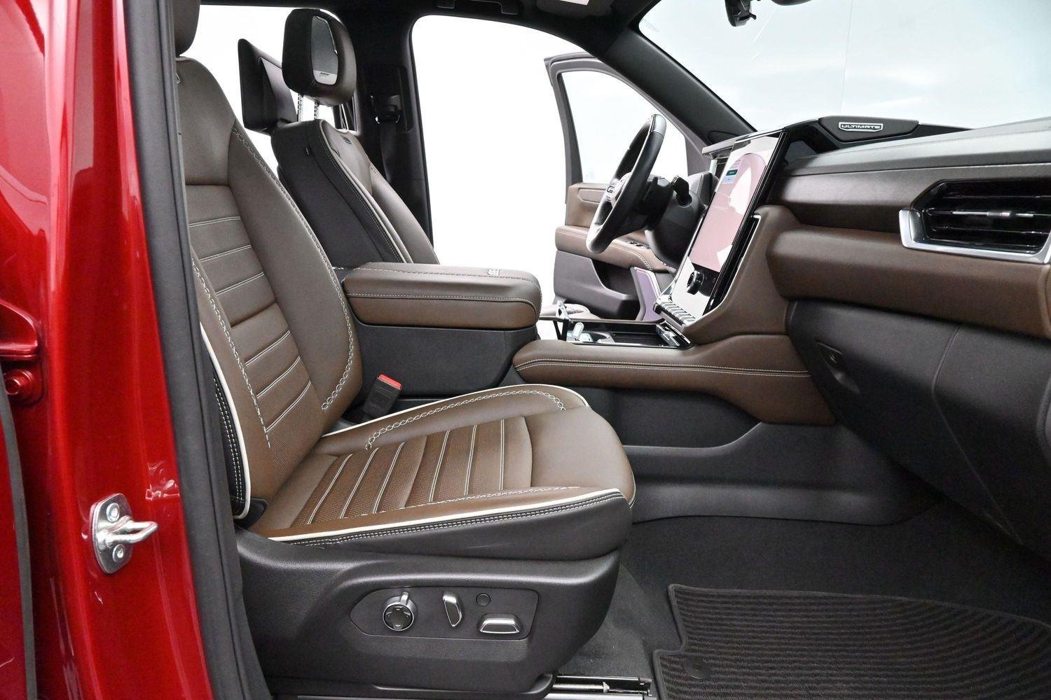 Used 2025 Volcanic Red Tintcoat GMC Denali Ultimate image 38