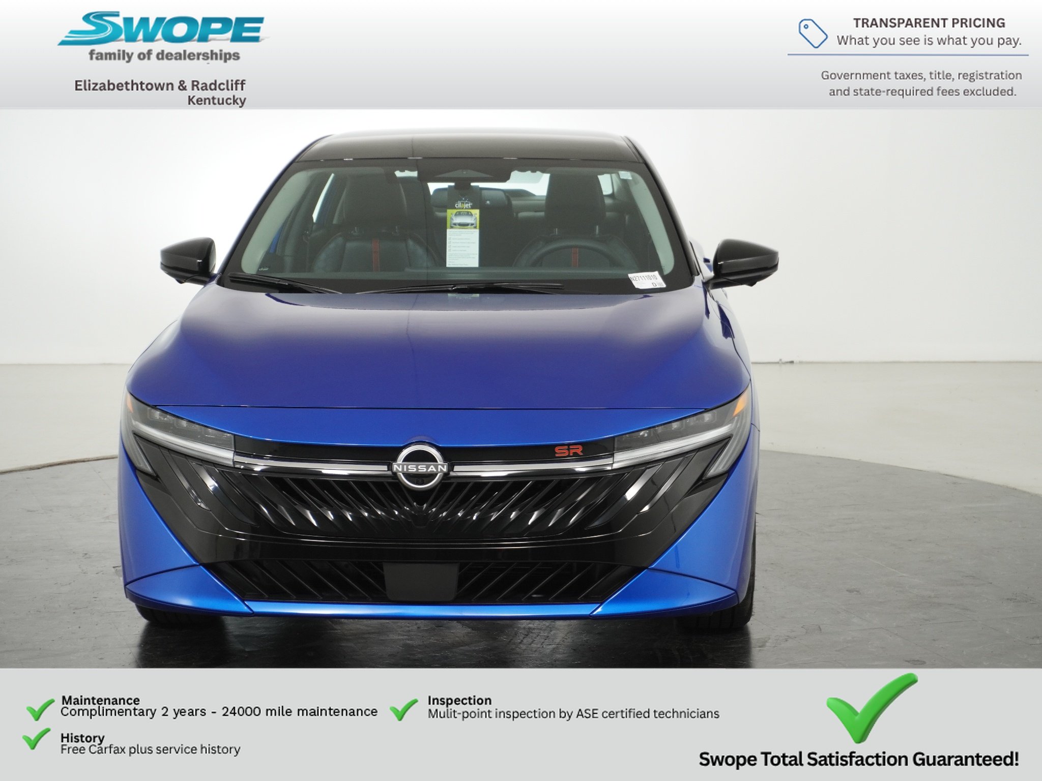 New 2027 Bluestone Pearl / Super Black Two-tone Nissan SR Midnight Edition image 9