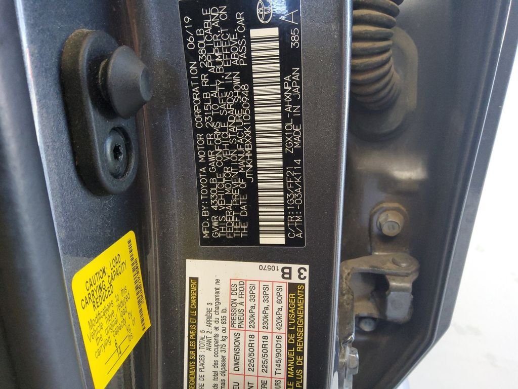 Used 2019 Gray Toyota XLE image 20