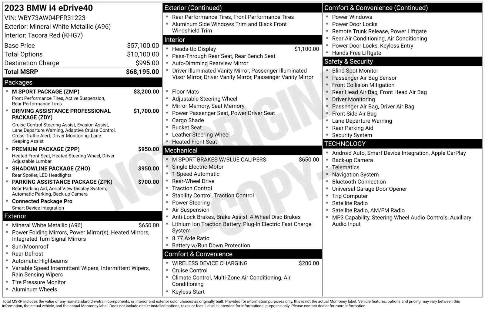 Certified Used 2023 Mineral White Metallic BMW eDrive40 image 20