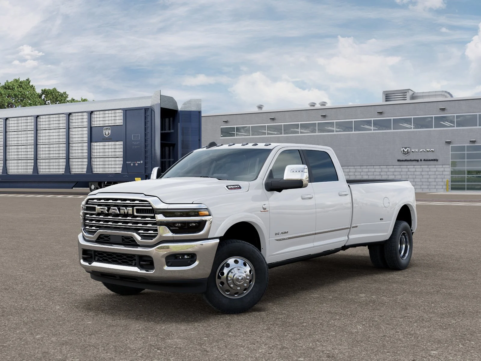 New 2027 Bright White Clearcoat RAM Limited image 1