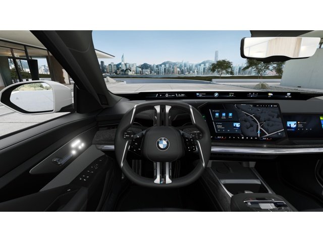 New 2027 Mineral White Metallic BMW 740 image 13