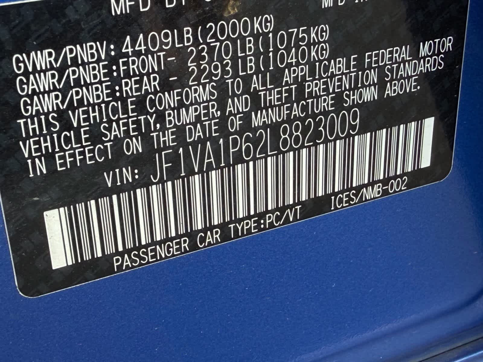 Used 2020 Blue Subaru Limited image 25