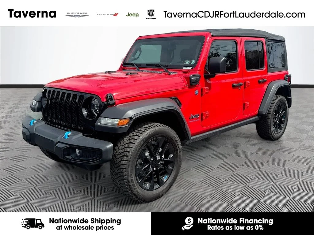 Used 2023 Red Jeep Willys 4xe image 1