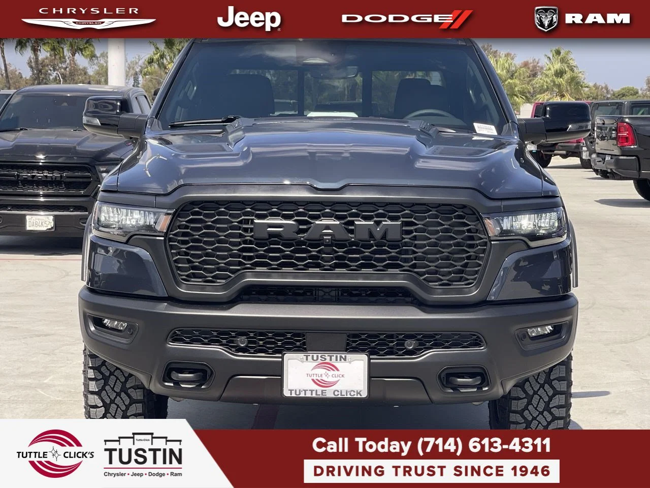 New 2027 Forged Blue Metallic Exterior Paint RAM Rebel image 8