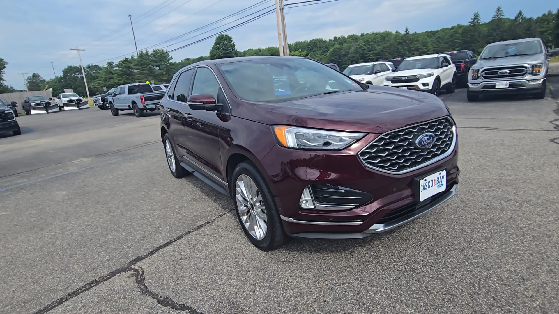 Used 2024 Burgundy Ford Titanium image 14
