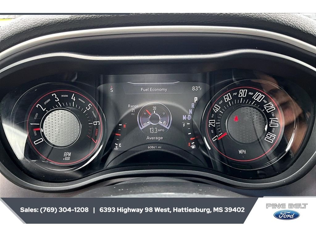 Used 2020 Pitch Black Clearcoat Dodge SXT image 14