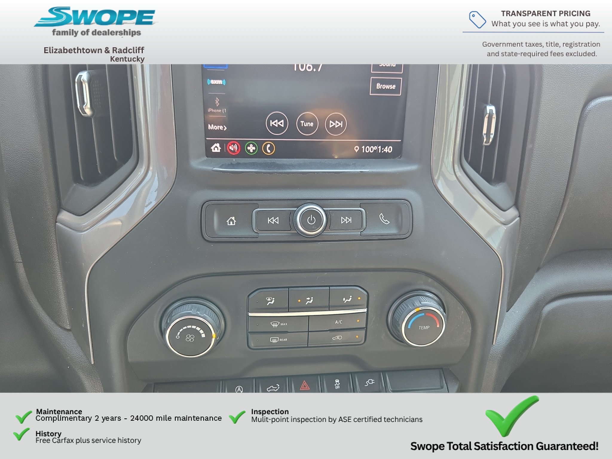 Used 2020 Summit White Chevrolet Custom image 17