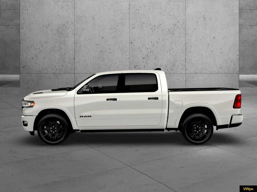 New 2026 Bright White Clear-Coat Exterior Paint RAM Laramie image 2