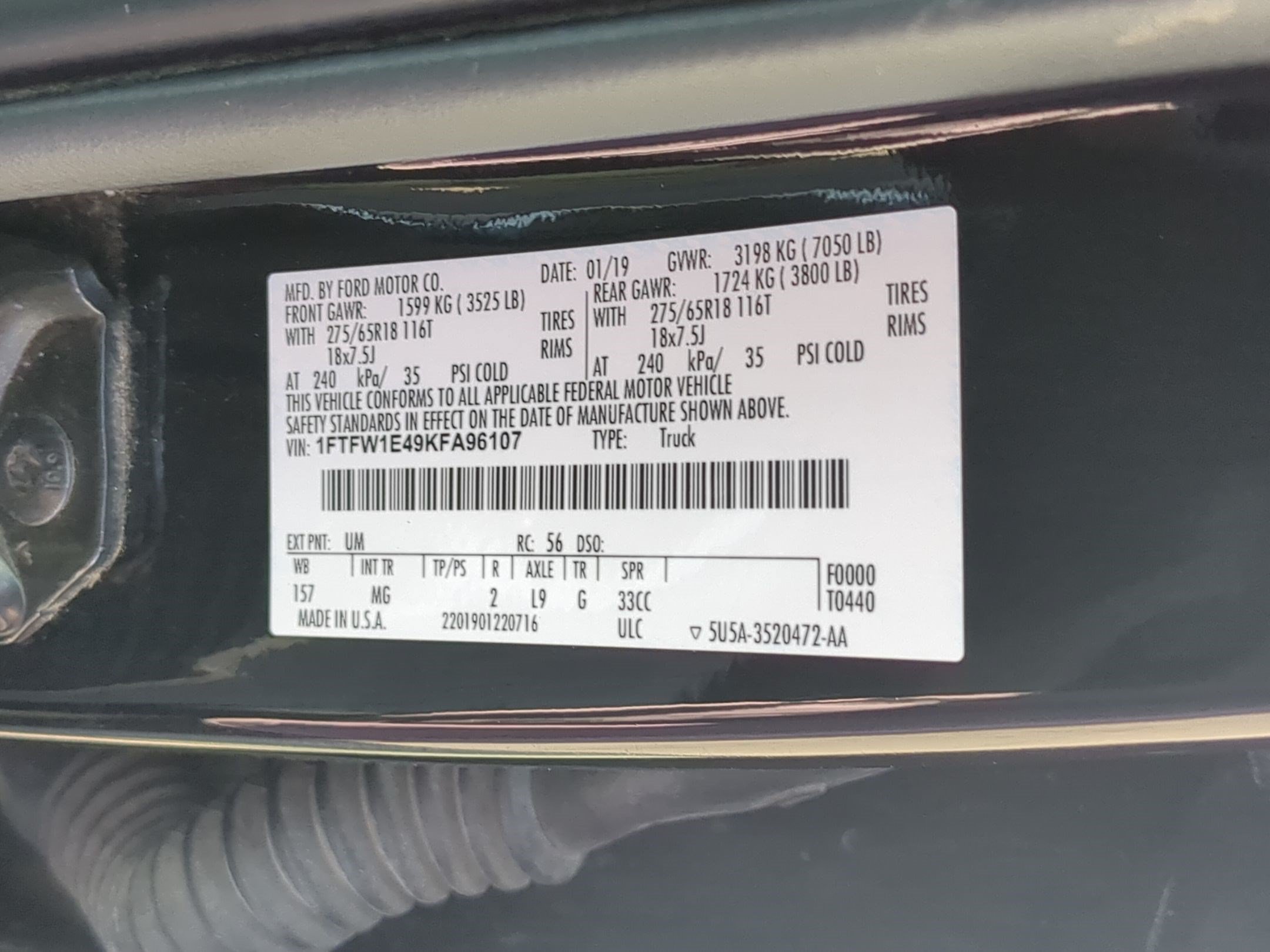 Used 2019 Agate Black Metallic Ford XLT image 31