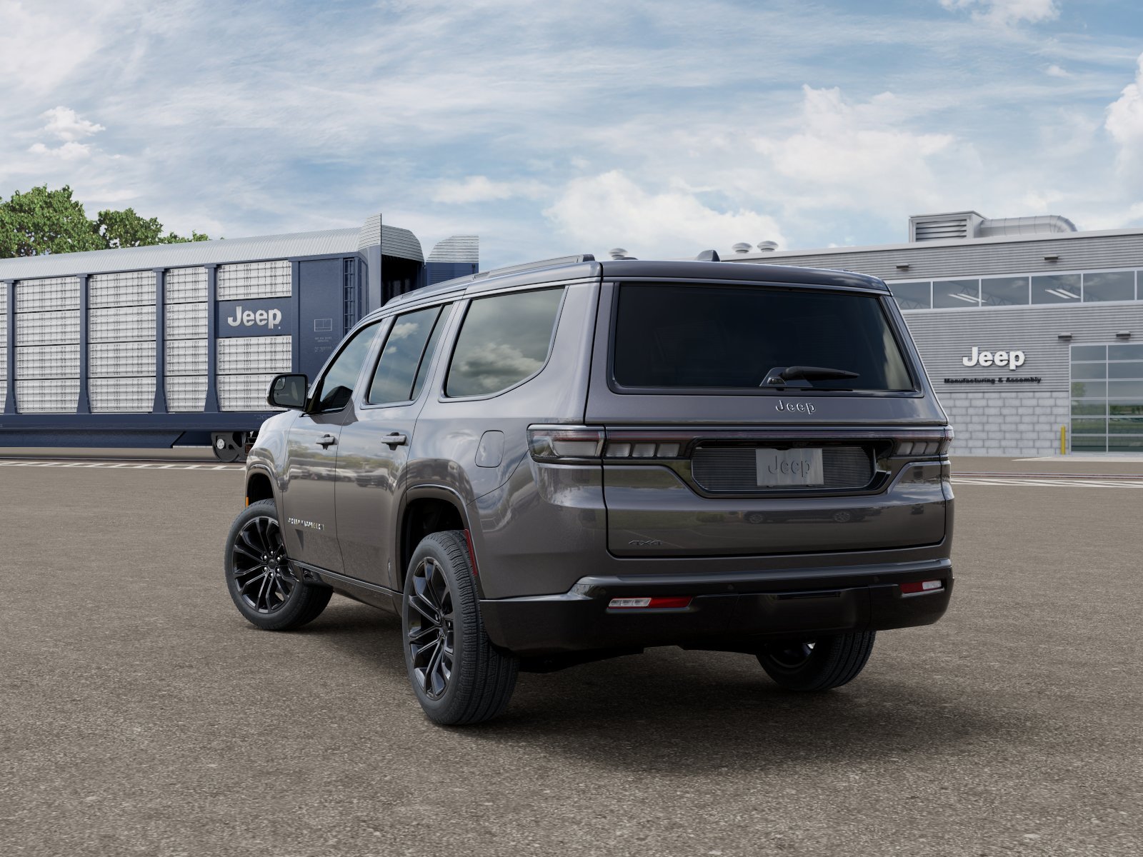 New 2026 Baltic-Gray Metallic Clear-Coat Exterior Paint Jeep Grand Wagoneer image 3