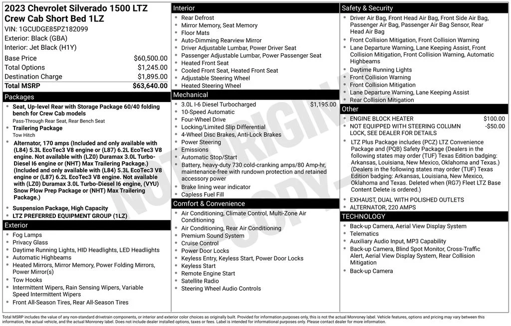 Used 2023 Black Chevrolet LTZ image 27