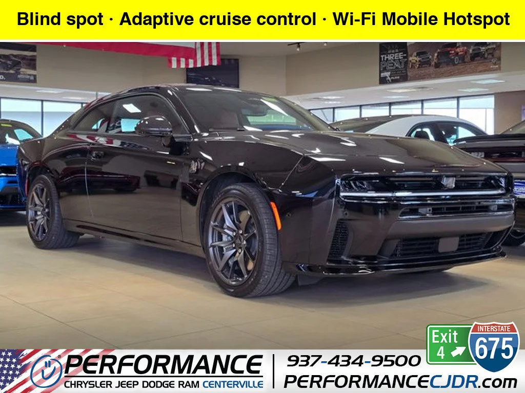 New 2026 Diamond Black Crystal Pearlcoat Dodge Scat Pack Plus image 1